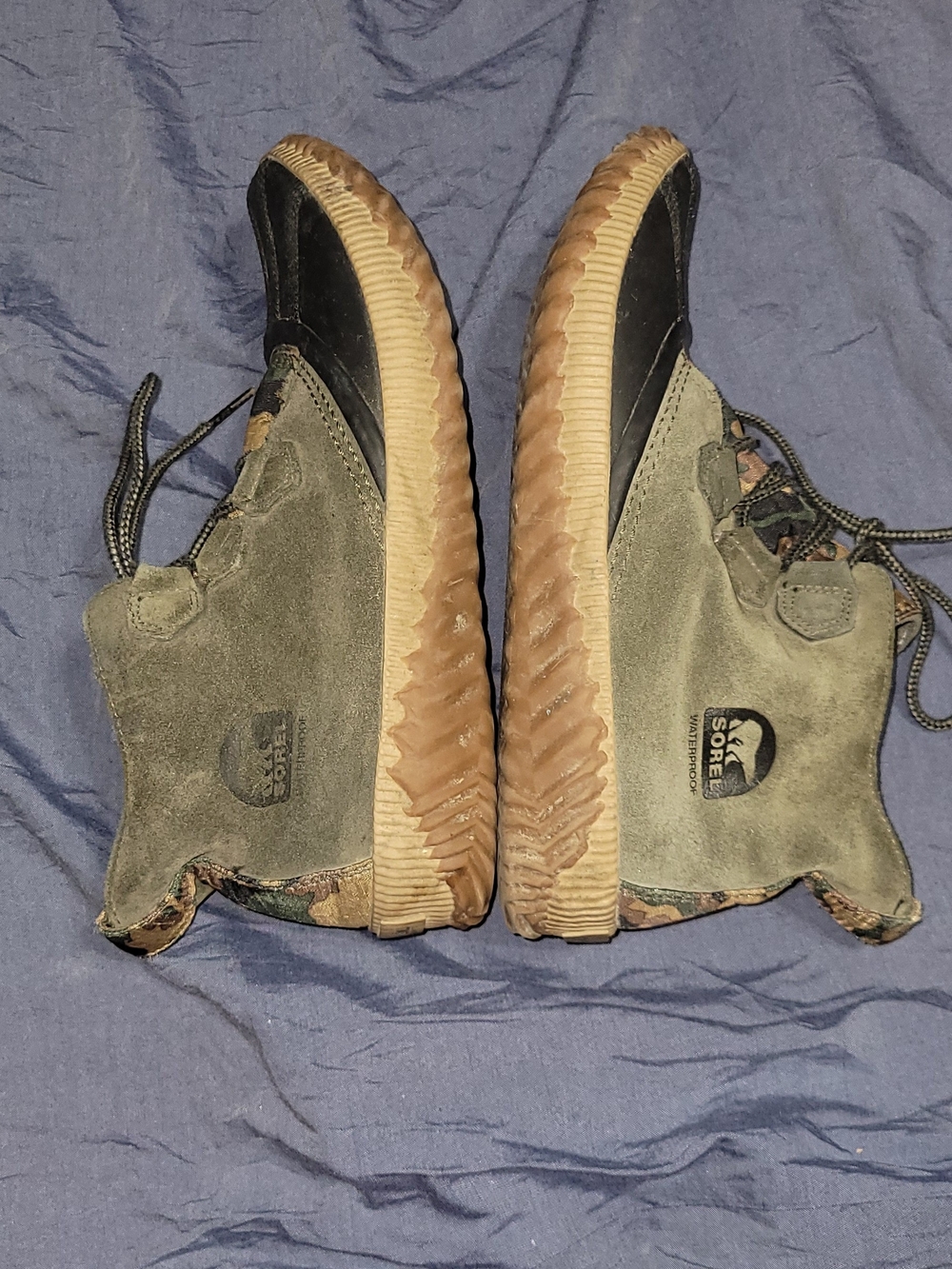 Sorel Out N About Plus Waterproof 🦆Duck Boots - Alpine Tundra Camo Womens 10
